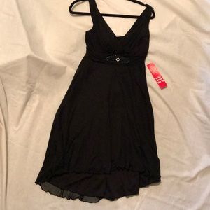 Enfocus Studio Black High/Low Cocktail Dress, Size 8